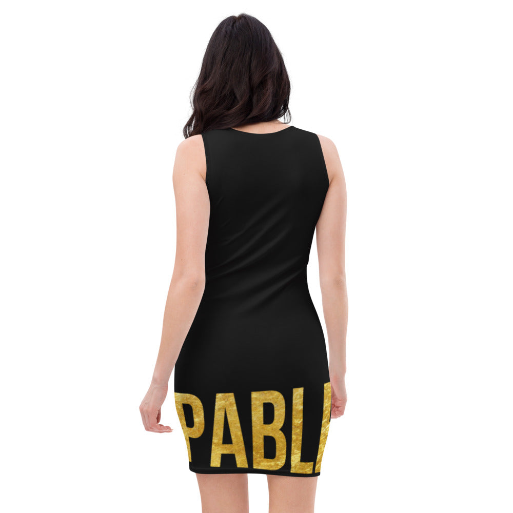 Gold Collection Baddie Black Dress