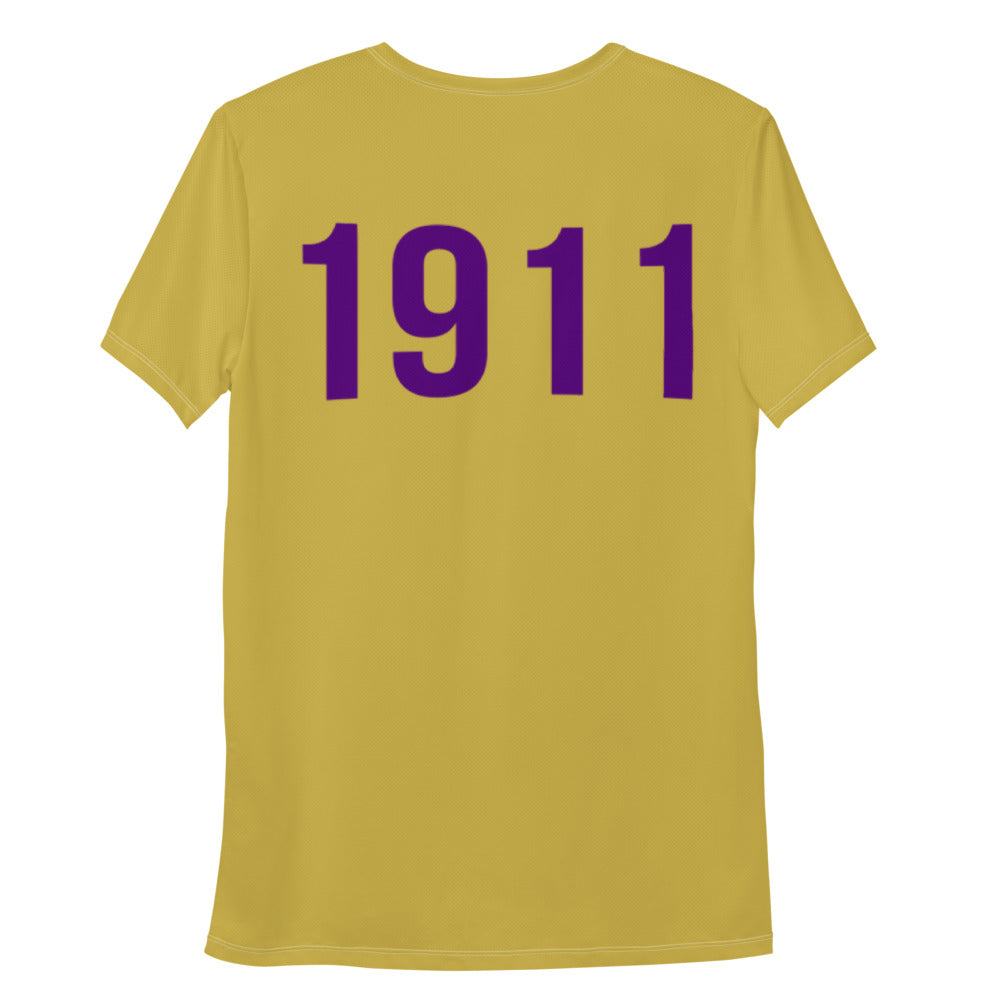 1911 Moisture Wicking Greek Men's Athletic T-shirt