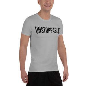 Boss Moisture Wicking Black/Silver Men's Athletic T-shirt