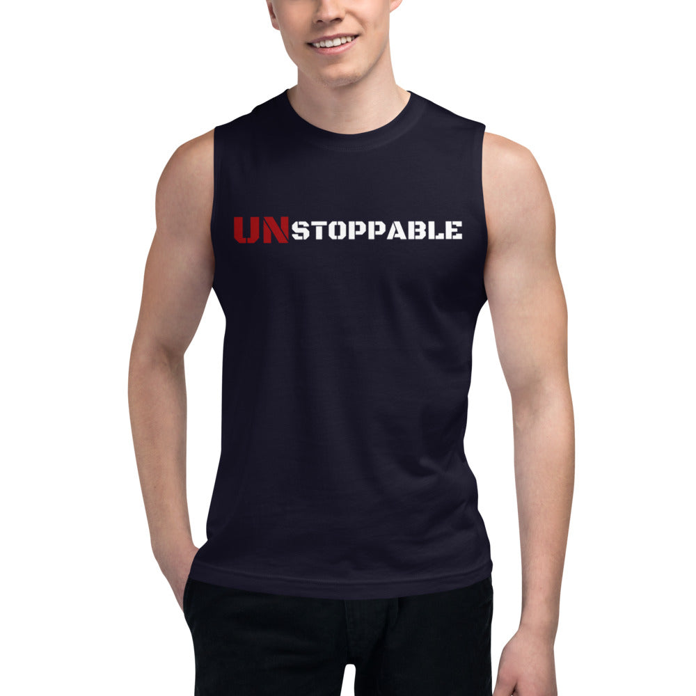 Unstoppable Boss Muscle Shirt - Black