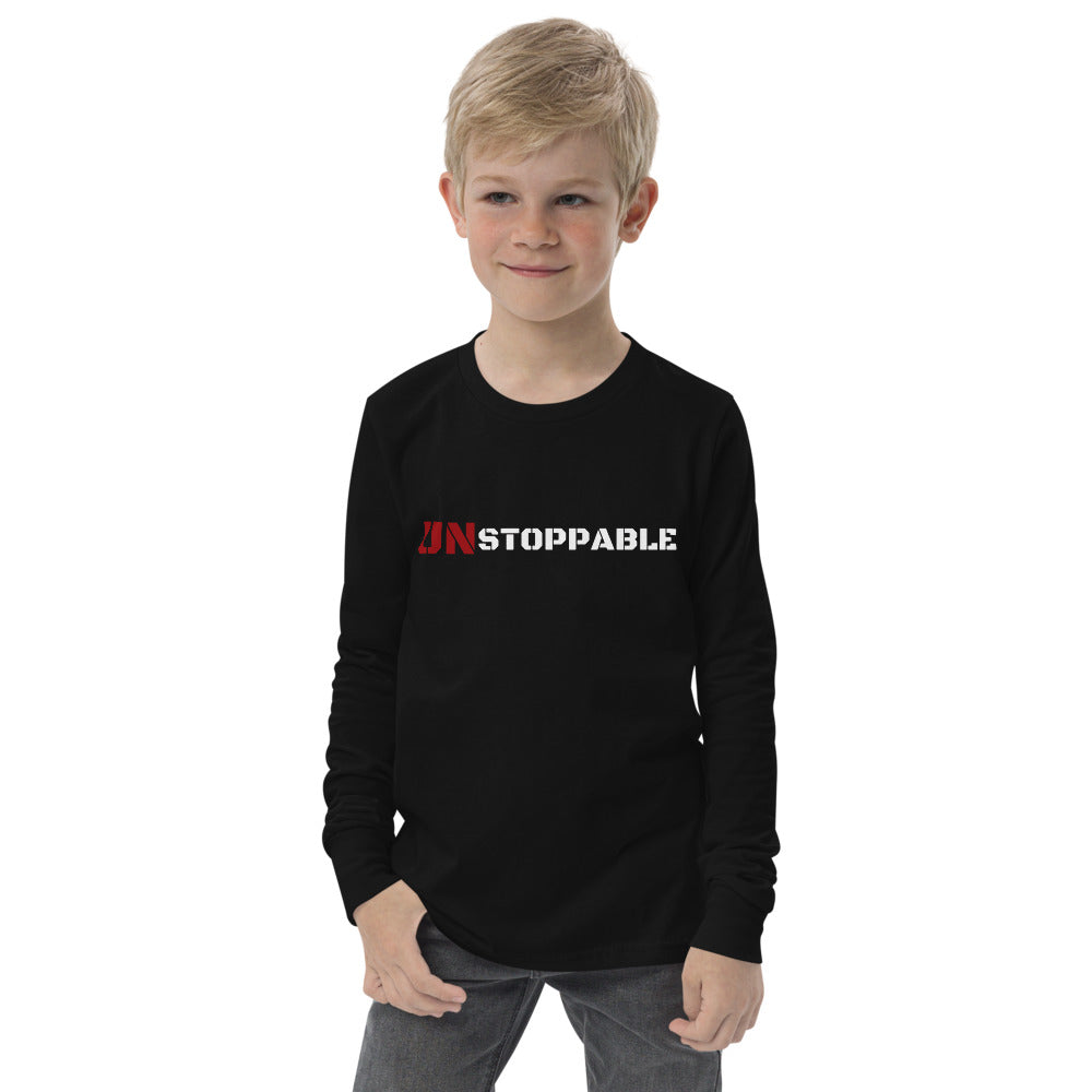 Unstoppable Kids Youth long sleeve tee - Black