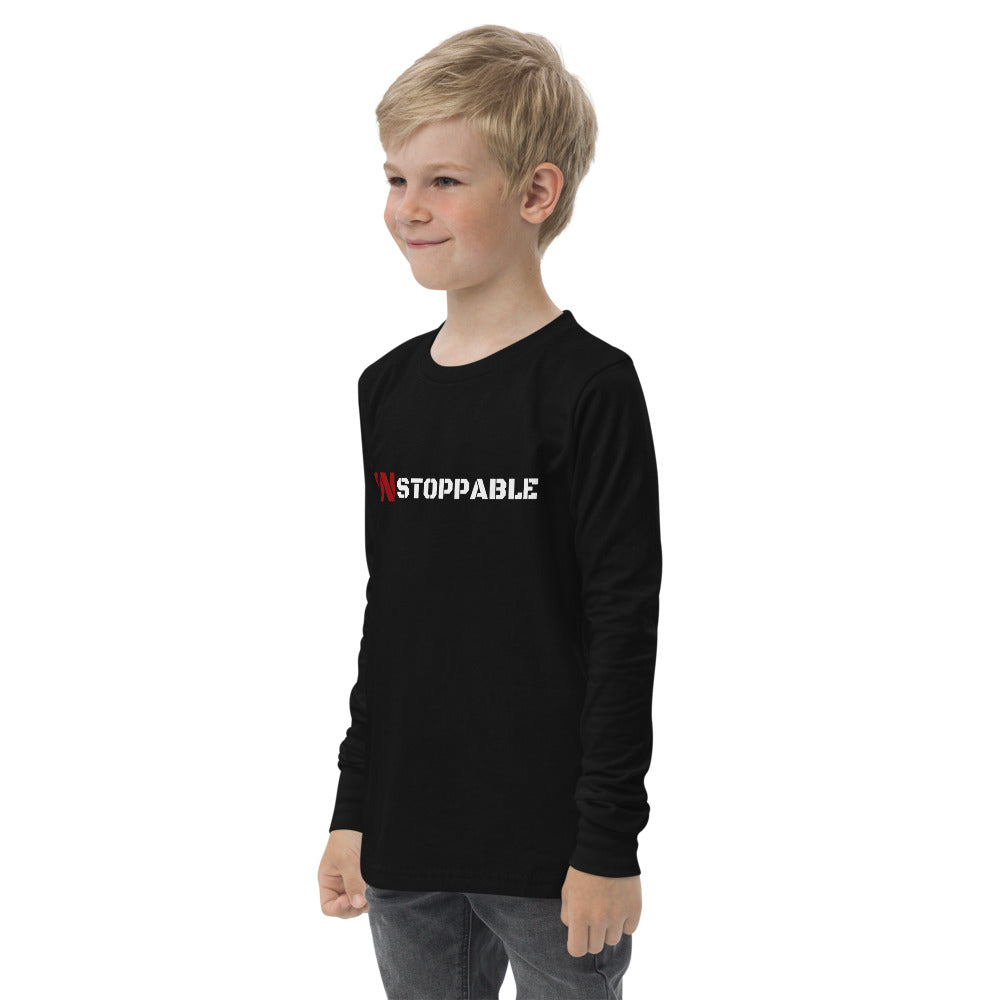 Unstoppable Kids Youth long sleeve tee - Black