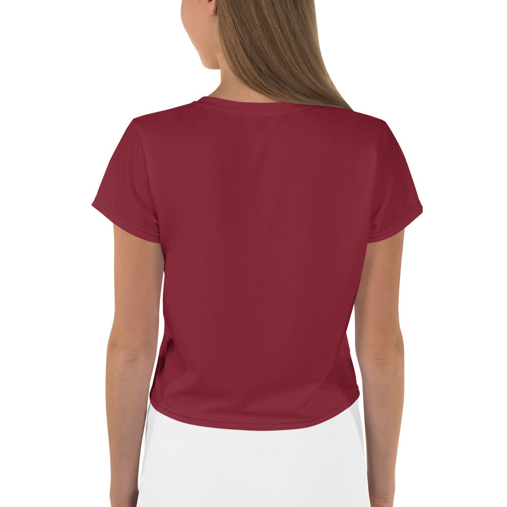 Gold Collection Garnet Crop Tee