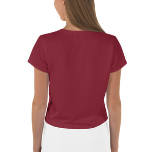 Gold Collection Garnet Crop Tee