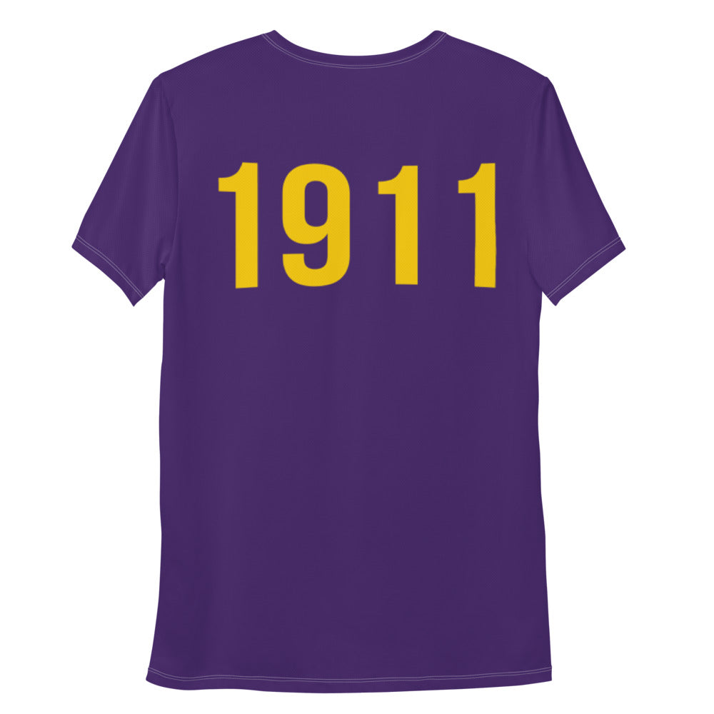 1911 Moisture Wicking Greek Men's Athletic T-shirt