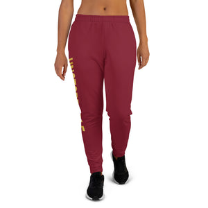 Gold Collection Unstoppable Baddie Garnet & Gold Women's Joggers