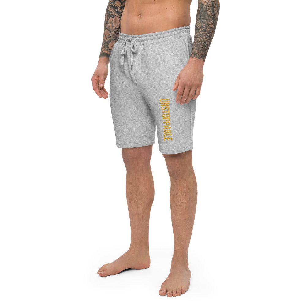 Unstoppable Boss Men's fleece shorts