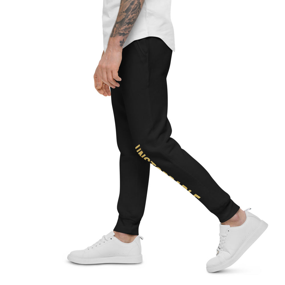 Boss Baddies Unisex Gold fleece sweatpants