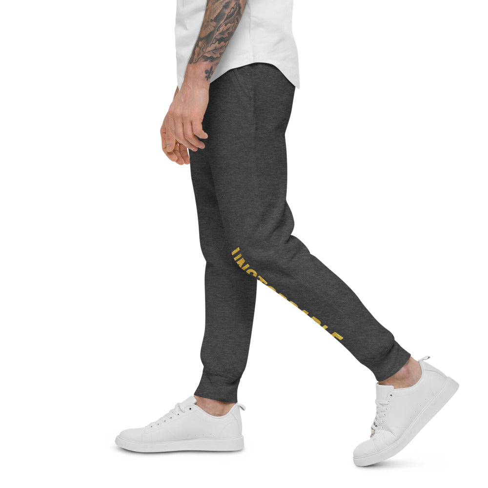 Boss Baddies Unisex Gold fleece sweatpants