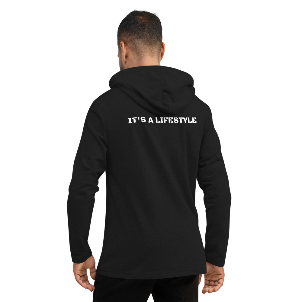 Unstoppable Unisex Lightweight Hoodie - Black