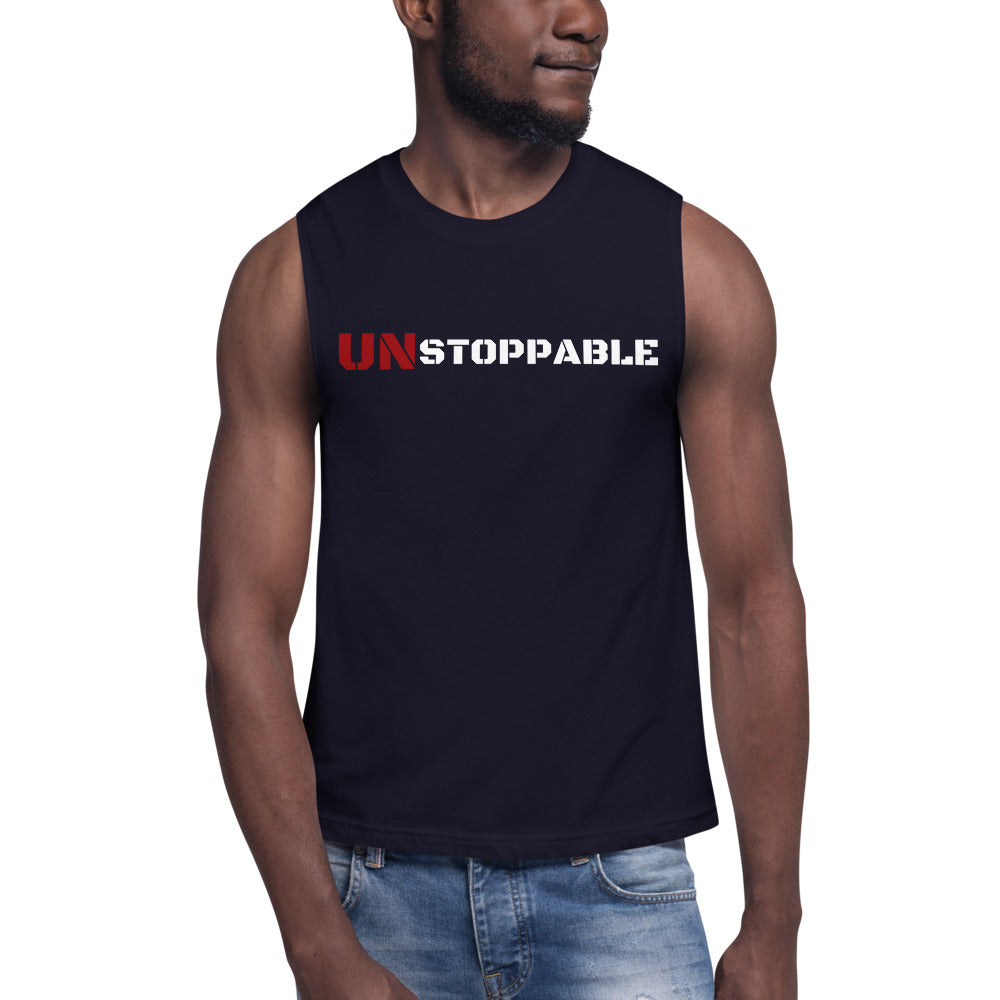 Unstoppable Boss Muscle Shirt - Black