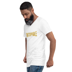 Unstoppable Unisex Short Sleeve V-Neck T-Shirt