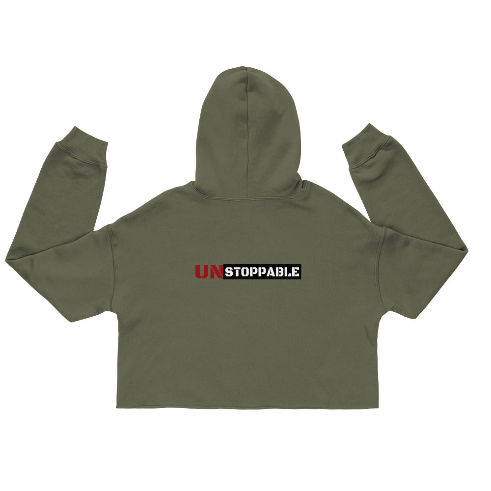 Unstoppable Baddie Crop Hoodie