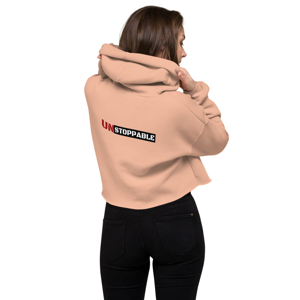 Unstoppable Baddie Crop Hoodie