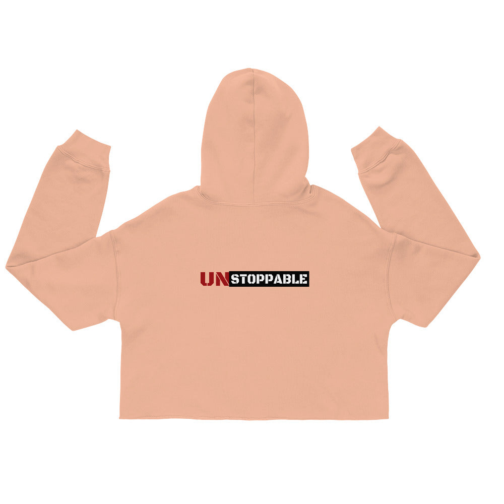 Unstoppable Baddie Crop Hoodie