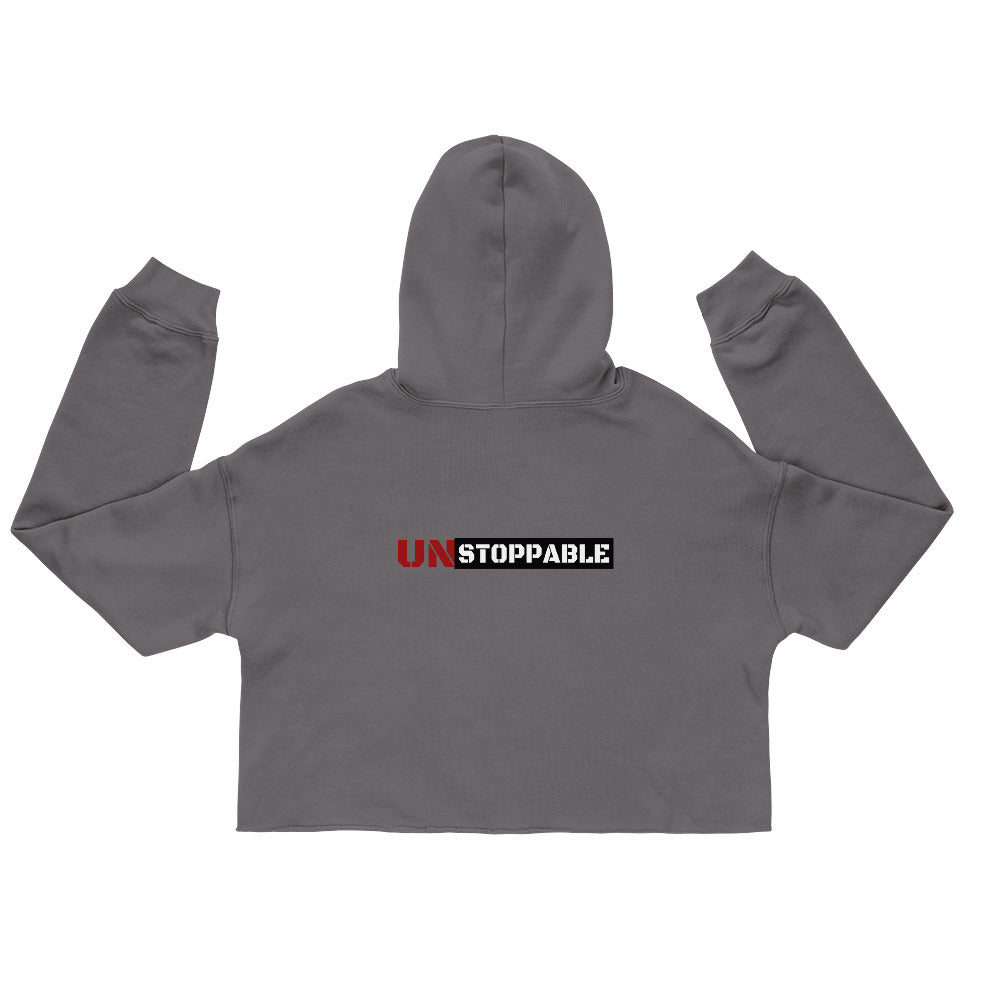Unstoppable Baddie Crop Hoodie