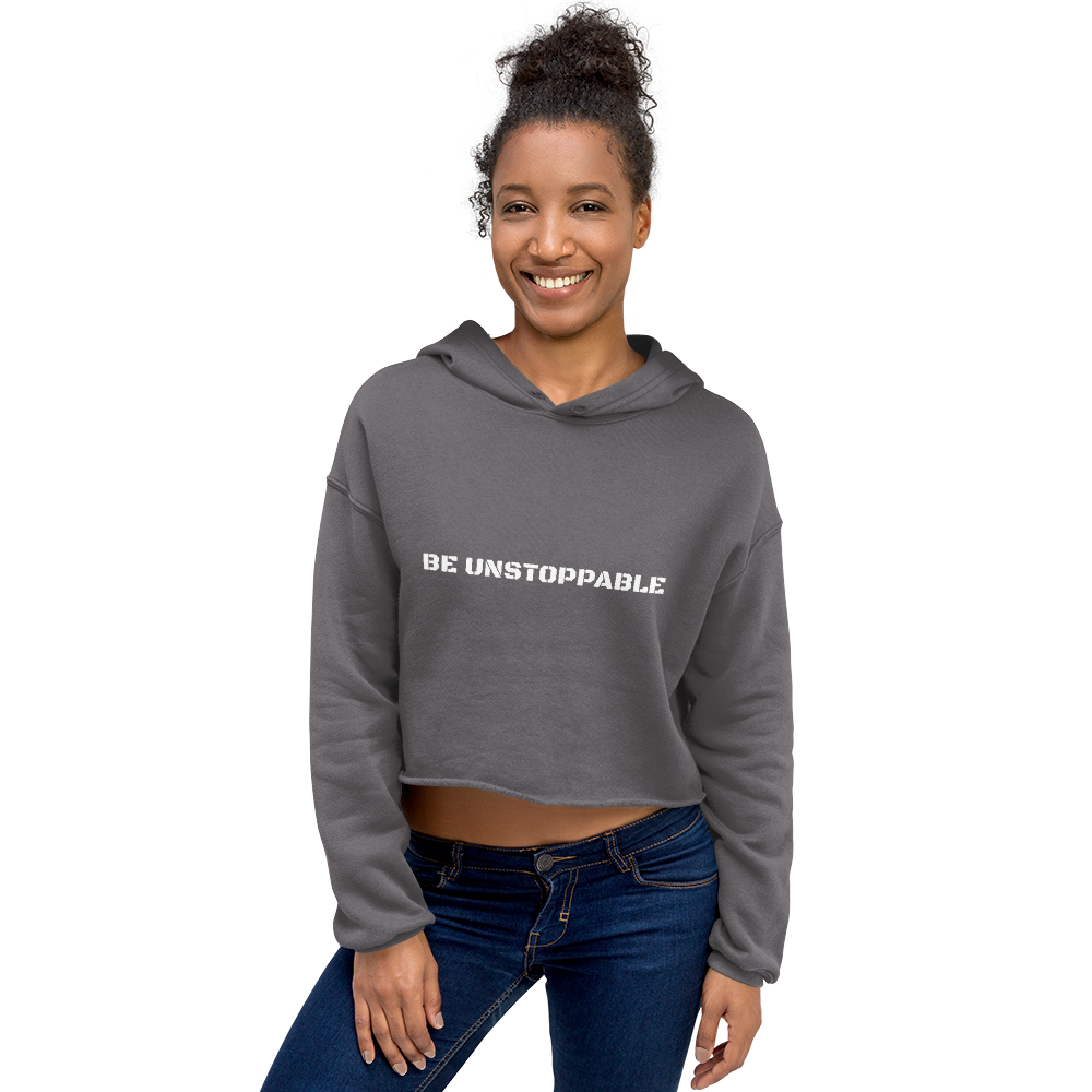 Unstoppable Baddie Crop Hoodie