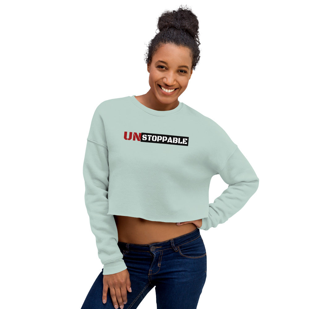 Unstoppable Baddie Crop Sweatshirt