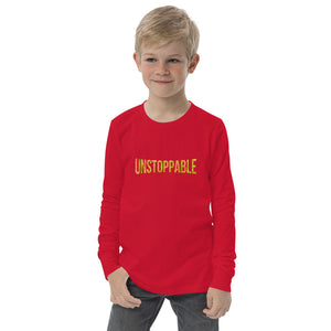 The Gold Collection Unstoppable Kids Youth long sleeve tee